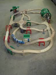 Brio Wood Train Raised 4 Way Intersection Wood Train Wooden Train Track Wooden Train Set