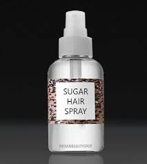 Diy Homemade Sugar Hair Spray Indianbeautyspot Com Natural Hair Spray Homemade Hair Products Coconut Oil Hair Treatment Diy