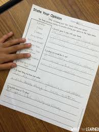 Choose topics that fire them up! How To Teach Stating An Opinion To Elementary Students Opinion Writing Homeschool Writing Teaching Writing
