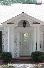 Cottage And Vine The Portico House Exterior Portico Design House Pillars