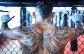 Картинки по запросу тони фергюсон тату Tony Ferguson El Cucuy Back Tattoo Boxing Posters Wings Tattoo