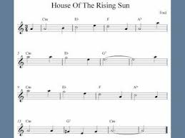 House Of The Rising Sun Alto Saxophone Sheet Music Saxophone Sheet Music Alto Saxophone Sheet Music Alto Saxophone
