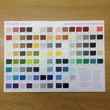 Johnstones Colour Chart Basic Colour Card