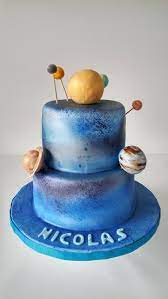 Dolce Originale Per Nicolas Torte Di Compleanno Semplici Decorazione Con Pasta Di Zucchero Blu E I Torte Di Compleanno Per Bambini Torte Di Compleanno Torte