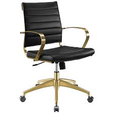 Modway Jive Gold Stainless Steel Midback Office Chair In 2020 Office Chair Black Office Chair Chair