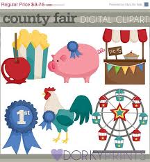 County Fair Clipart Personal And Limited Commercial Use Blue Etsy Clip Art Fair Theme County Fair