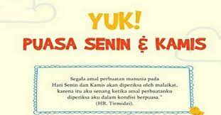 Niat Puasa Sunah Hari Senin Kamis Untuk Hajat Dan Manfaat