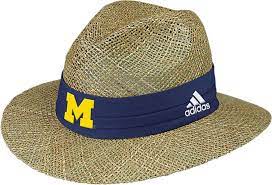 Michigan Wolverines Official Team Straw Hat By Adidas 25 95 Texas Aggies Michigan Wolverines Hats