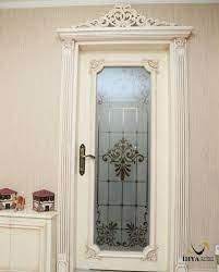Cam Detayli Oda Kapisi Glass Detailed Room Door Ev Dis Tasarimi Ic Kapilar Mobilya