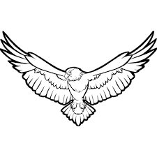 Black And White Eagle Clipart Eagle Id 1558250922536 Svg Vector Gallery Line Art Art Clipart Tribal Drawings