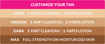 Customize Your Tan Cleantan