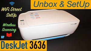 Willkommen auf der offiziellen hp® website zum einrichten ihres druckers. Hp Deskjet 3636 Setup Unboxing Wifi Direct Setup Wireless Scanning Youtube
