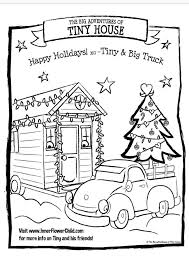 20 beautiful house coloring pages to keep your little one busy. The Big Adventures Of Tiny House Holiday Coloring Page Fun Winter Activities Big Adventure Coloring Pages