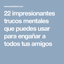 We did not find results for: 22 Impresionantes Trucos Mentales Que Puedes Usar Para Enganar A Todos Tus Amigos Trucos Mentales Trucos Mentalidad