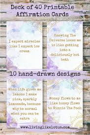 Making the card deck is then easy. 40 Quirky Printable Pdf Affirmation Cards These Card Offer You A Daily Dose Of Inspiration Along With A Bit O Affirmation Cards How To Draw Hands Affirmations