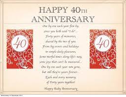 40th wedding anniversary wishes and messages. Happy 40th Anniversary Quotes Quotesgram