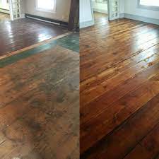 Original Wood Floors Pumpkin Pine Floors Circa 1840 Before And After Refinishing Old Floors Old Wood Floors Refinishing Hardwood Floors Hardwood Floors