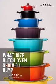 dutch oven size chart lecreuset dutchoven in 2019 dutch