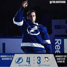 Congratulations Tyler Johnson On His 2nd Career Hat Trick Go Bolts Tampa Bay Lightning Hockey Game Tampa Bay