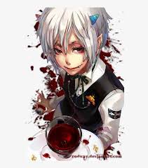 Anime characters hair colors are so unusual yet lovable so is anime boy white hairstyle. Bloody Anime Boy Anime Creepy Cutie White Hair Eyeball Creepy Anime Demon Transparent Png 600x848 Free Download On Nicepng