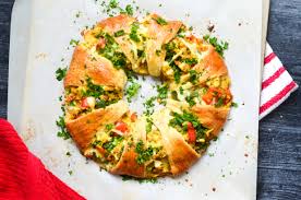 See more ideas about recipes, crescent roll recipes, crescent recipes. Egg And Vegetable Crescent Roll Breakfast Ring Worn Slap Out