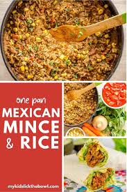 Mexican Mince Rice One Pan Family Dinner Recipe In 2020 Healthy Beef Recipes Mince Recipes Dinner Mince Recipes Healthy