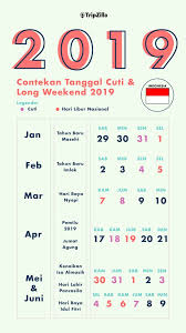 Sila semak laman web ini untuk maklumat terkini. Kalender Libur Nasional 2019 Indonesia Cara Memaksimalkan Cutimu