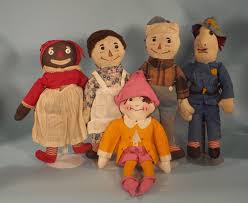 Raggedy ann and raggedy andy are about 16 inches tall, beloved belindy is 14 inches tall. Dolls Gotta Have Heart Raggedy Ann Legends And History For Over 100 Years Ruby Lane Blog