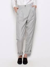 Peg Leg Trouser Grey White Vanishing Elephant Peg Leg Trousers Make Your Own Clothes Clothes Design