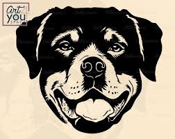 Download Rottweiler Svg Dog Svg Cricut Rott With Bandana Vector Etsy Rottweiler Rottweiler Tattoo Rottweiler Dog SVG, PNG, EPS, DXF File