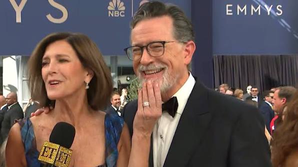 2026 Emmys: Stephen Colbert's Wife Evelyn HATES His Post-Late Show Beard!  (Exclusive)