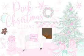 Download Pink Christmas Clipart Graphic By Lilyuri0205 Creative Fabrica SVG Cut Files