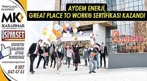 Aydem yenilebilir enerji halka arza hazırlanıyor. Aydem Enerji Great Place To Work Sertifikasi Kazandi Ekonomi Www Denizlidesiyaset Com