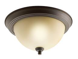 8108oz Kichler Lighting Two Light Flush Mount Olde Bronze Finish Walmart Com Walmart Com