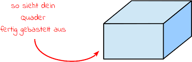 From middle high german quāder; Quader Bastelbogen Mathetreff Online