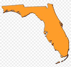 Download 170+ royalty free florida state shape outline vector images. Florida Clipart Style Maps In Florida State Outline Orange Free Transparent Png Clipart Images Download