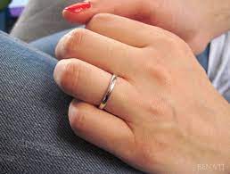 18k White Gold Wedding Band For Him Or Her 18k Modern Gold Band High Polish Finish Timeless Mens Gold Wedding Band Womens Wedding Bands Wedding Bands