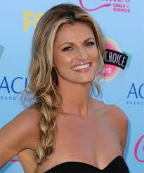 Large gallery of erin andrews pics. Erin Andrews Long Curly Half Up Hairstyle
