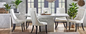 Crafted from solid acacia hardwood with a natural stain. Dining Room Goals 5 Trending Concrete And Stone Dining Looks Harvey Norman Australia