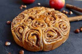 vegane apfel zimtschnecken rezept zimtschnecken gesunde zimtrollen essen und trinken