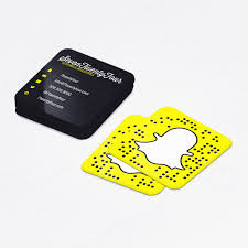 These social media business cards make it easy for you to share your social media contact information with anyone. Mini Snapchat Cards Social Media Business Cards Axylus Com
