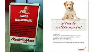 Sie streichelt die pussy, um einen guten fick zu bekommen. Hunde Willkommen Ein Media Markt Aufsteller Wird Viral Und Sorgt Fur Unmut