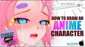 The procreate community is constantly expanding, so the importance of versatile brushes, the key tool of the app, is getting more vital. How To Draw An Anime Character Just For Chill Bluesssatan Ipad Pro Procreate Youtube