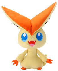 Takaratomy Pokemon Best Wishes Plush Doll Giant Victini18 Pokemon Stuffed Animals Pokemon Toy Pokemon