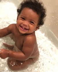 Your little one has grown so much, achieved many small and big milestones, and there's so much that she will achieve in this month and coming months. Ciara Shares Cute Snaps Of Baby Sienna Showing First Two Teeth In Bath Cute Snaps Ciara Cute Family Photos