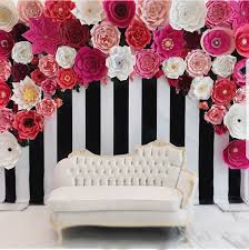 No.9 arreglos con globos para fiestas de cumpleaños para adultos temática vino. Decoracion Con Flores De Papel Decoracion Para Fiestas