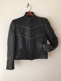 Vetter Black Leather Motorcycle Jacket Rex Marsee Design Size 32 Windjammer Leather Motorcycle Jacket Black Leather Motorcycle Jacket Black Leather