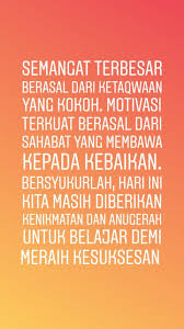Berikut beberapa kata mutiara cinta islami sudah brilio.net rangkum dari berbagai sumber pada selasa (15/10). Kata Kata Motivasi Untuk Ditempel Di Kelas Cikimm Com
