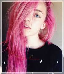 Uzun Marjinal Kesim Sac Modeli Pink Hair Hair Styles Model Hair