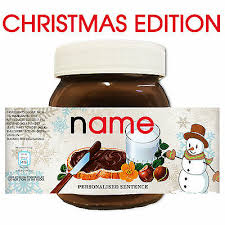 You can also use nutella and other fillings. Personalised Nutella Label Kids Party Gift Sexy Love Fun Chocolate Spread Xmas Eur 4 91 Picclick Fr